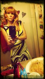 Portrait of young woman