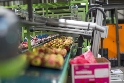 Apples ready to be packed