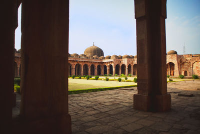 View of historical building against sky