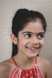 Portrait of a smiling young woman