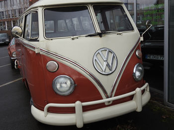 Close-up of vintage car