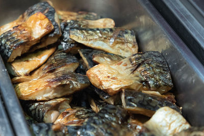 Close-up of fish for sale