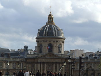 Tourists in front of church