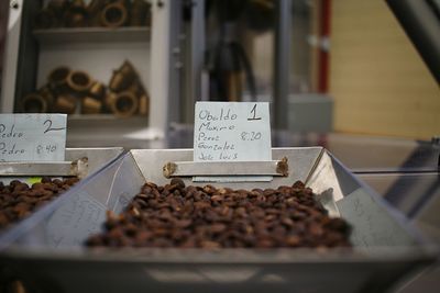 Close-up of food for sale at store