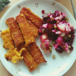 Close-up of food in plate