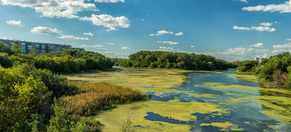 Scenic view of landscape against sky