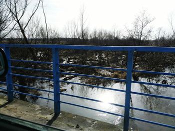 Scenic view of snow covered landscape against sky