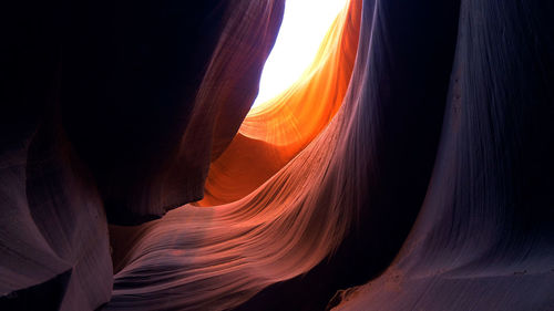 Rock formations at canyon