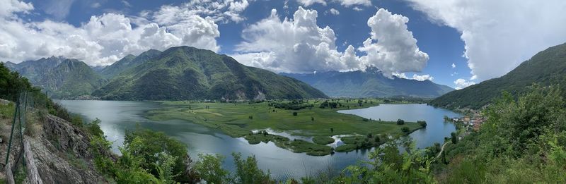 Wonderful lake panorama