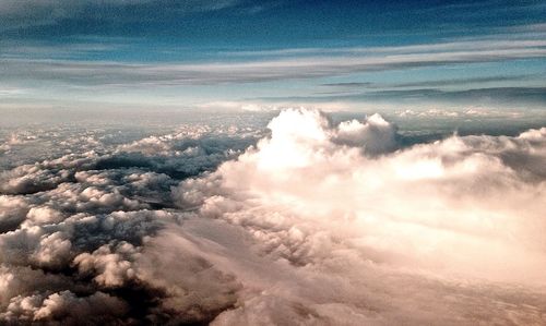 Scenic view of cloudy sky