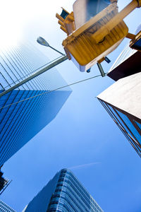 Low angle view of modern building