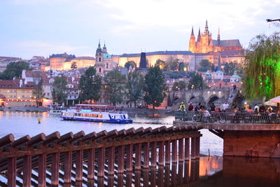 View of city at waterfront