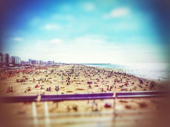 People on beach