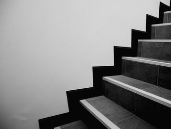 Low angle view of staircase against building