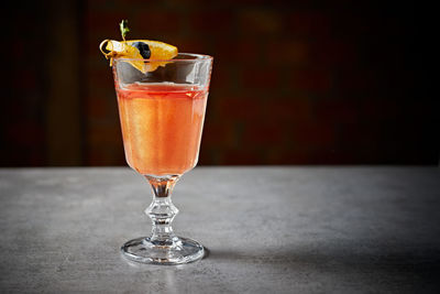 Close-up of drink on table