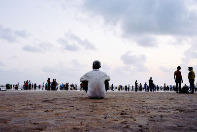 Group of people on the beach
