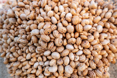 Full frame shot of beans at market