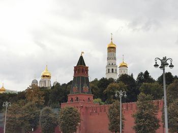 View of temple building against sky