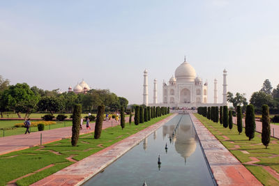 Panoramic view of temple against sky