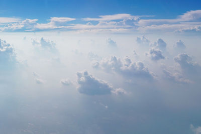 Low angle view of clouds in sky