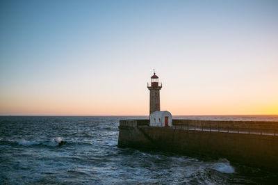 Lighthouse on beach