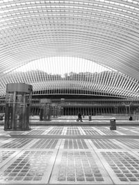 View of railroad station platform