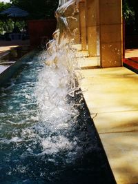 View of fountain