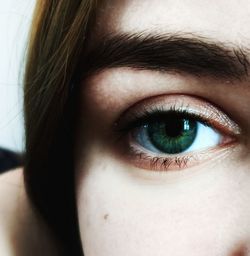 Close-up portrait of woman