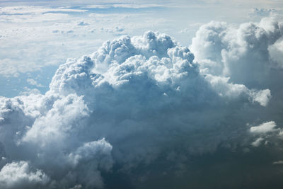 Low angle view of clouds in sky