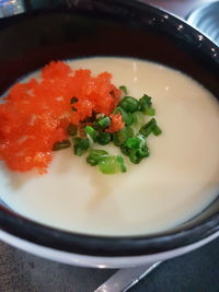 Close-up of soup in bowl