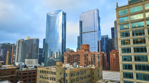 Skyscrapers in city