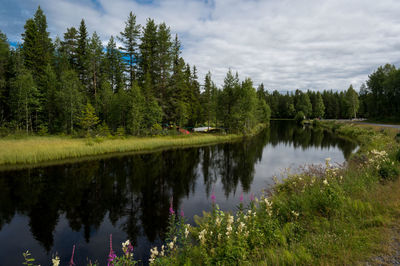 Messnadammen at the birkebeinerroad north of lillehammer