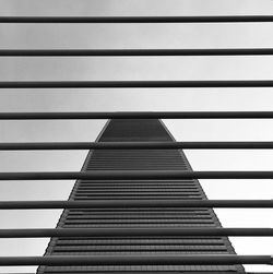 Low angle view of modern building against sky