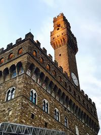 Low angle view of historical building