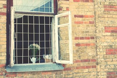 Window of building