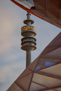 Low angle view of building against sky