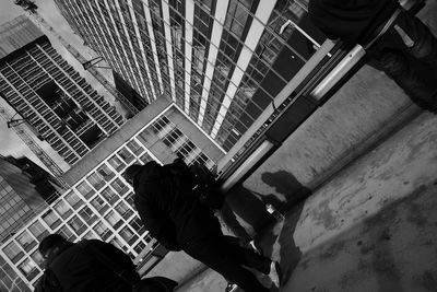 Man sitting in office building