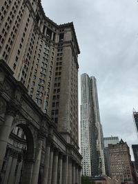 Low angle view of building against sky