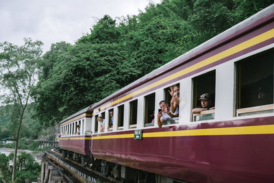 Train at railroad station