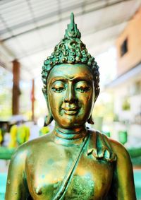 Close-up of statue of buddha