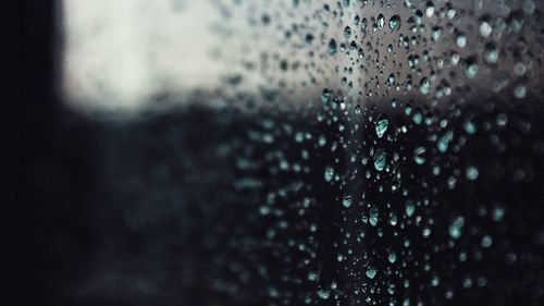 Close-up of bubbles in water