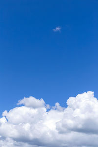 Low angle view of clouds in sky