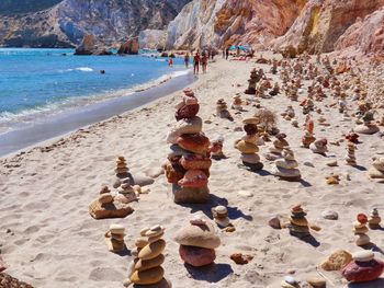 Group of people on beach