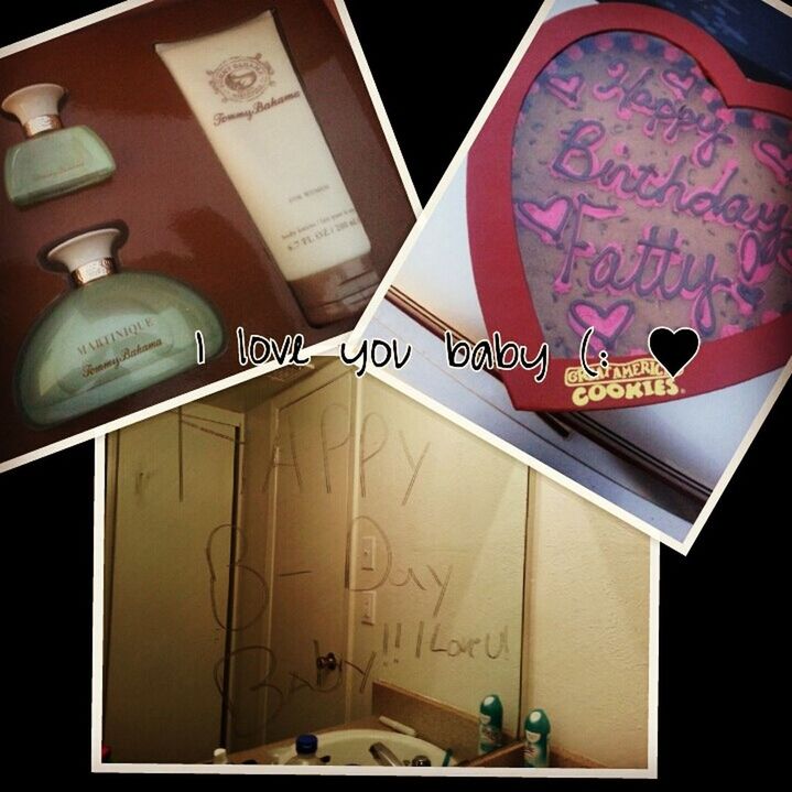 What my baby got me for my birthday