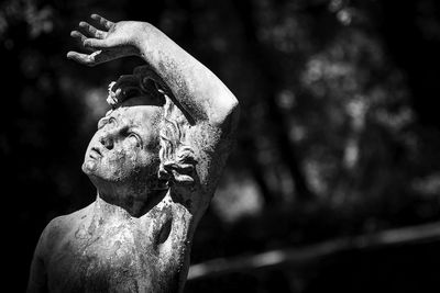 Close-up of statue