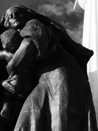 Low angle view of statue