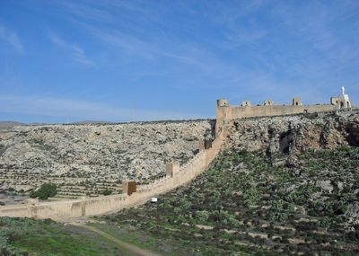 Landscape from a stone wall 