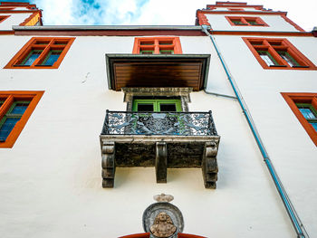 Low angle view of building against sky