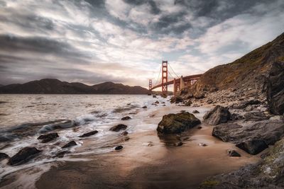 Scenic view of the golden gate bridge