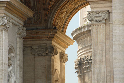 Low angle view of historical building